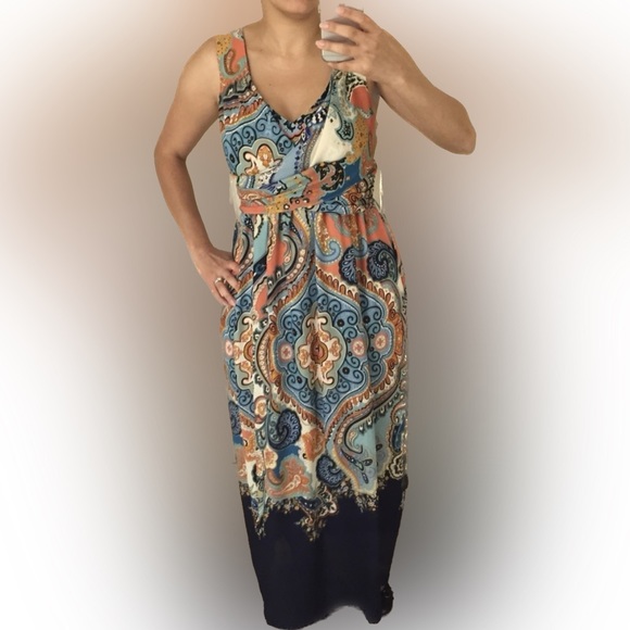 Anthropologie(Maeve) Vizcaya paisley maxi dress - Picture 8 of 8